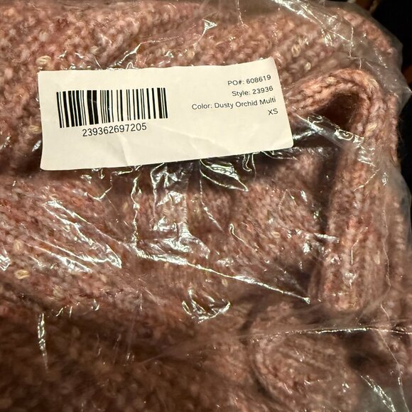 Cozy Marled Funnelneck Sweater NWT, XS - Picture 3 of 4